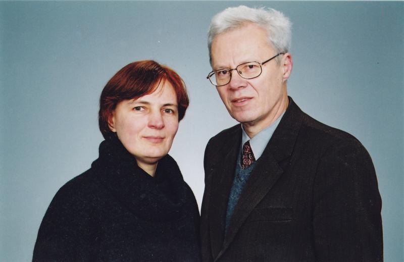 Su antrąja žmona Alina Momkauskaite,  2005 m.