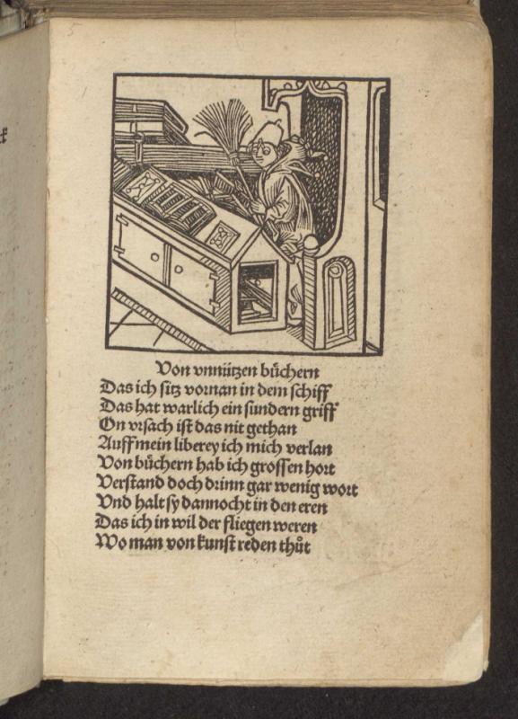 Brant, Sebastian. Das Narrenschiff. Augsburg: Johann Schönsperger, 1494 11 08.