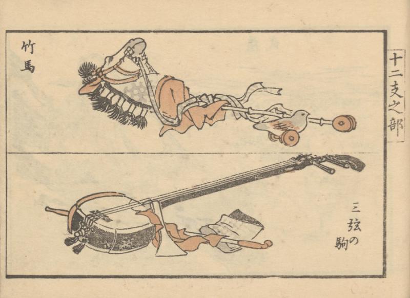 Bairei, Kono. 工業図式 = Kōgyō zushiki = Piešiniai amatininkams ir menininkams. Tokyo: [Okura Magobei], 1883. 5 t.:  medžio raiž.; 12 x 18 cm.
