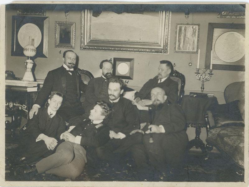 Tado Vrublevskio svečių kambaryje, 1903