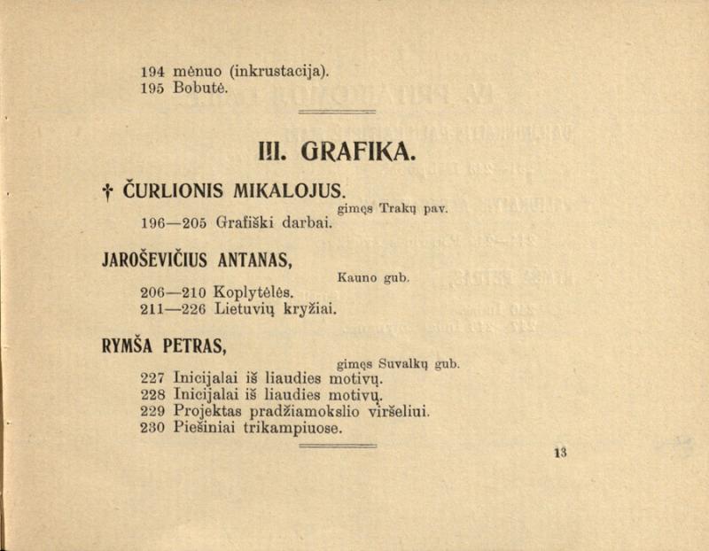 Šeštosios lietuvių dailės parodos katalogas