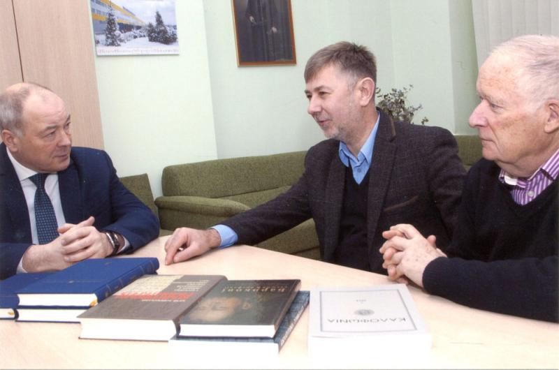 Ukrainos profesorių vizitas LMA Vrublevskių bibliotekoje