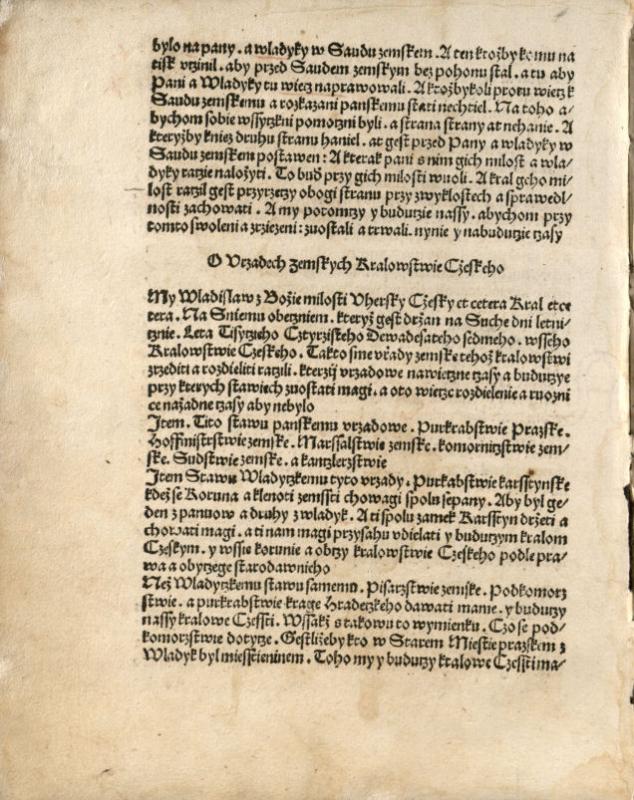 Artikule snĕmovní z roku 1497. [Praha]: Tiskař Pražské bible, [1497].