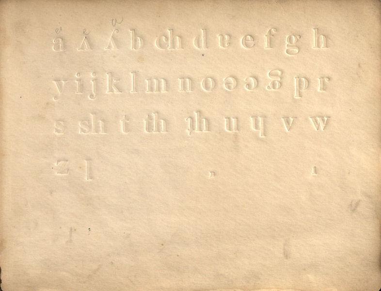 Beniowski, Bartłomiej. Major Beniowski’s Phrenotypic primer for the blind. London: published by the author, 1845. Beniowski, Bartłomiej. Major Beniowski’s Phrenotypic primer for the blind. London: published by the author, 1845.