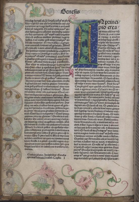 Biblia Latina. Venezia: Franciscus Renner, de Heilbronn, 1480.