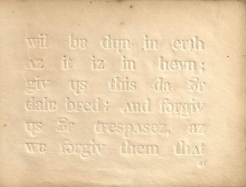 Beniowski, Bartłomiej. Major Beniowski’s Phrenotypic primer for the blind. London: published by the author, 1845. Beniowski, Bartłomiej. Major Beniowski’s Phrenotypic primer for the blind. London: published by the author, 1845.