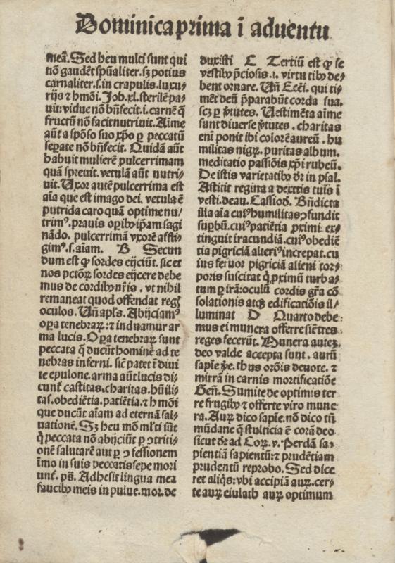 Peregrinus de Opole. Sermones de tempore et de Sanctis. [Strasbourg: Johann Prüss], 1493.