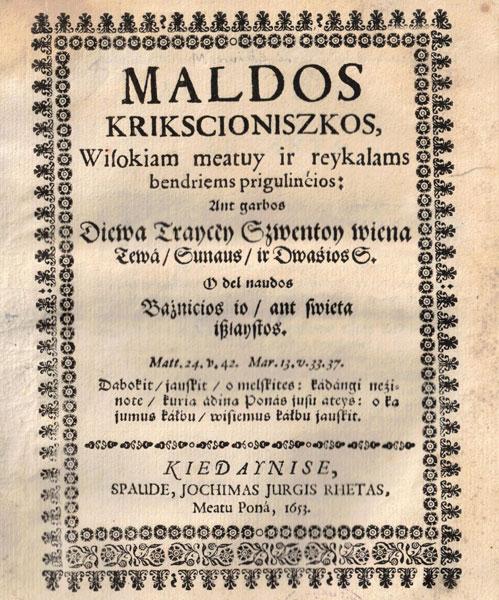 Maldos krikščioniškos