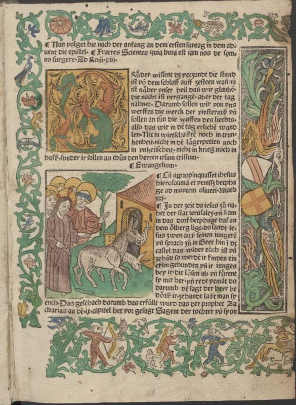 Epistolae et Evangelia (Plenarium). Strasbourg: Martin Schott, 1491 08 27.