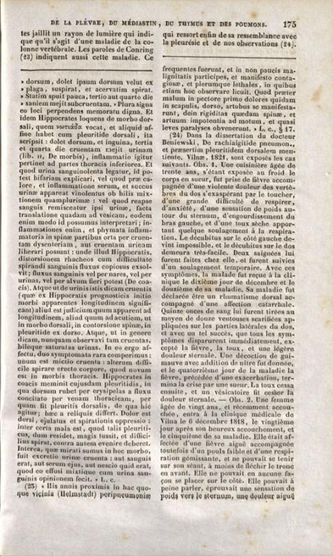 Frank, Joseph. Traité de pathologie médicale. T. 4. Paris: chez M. Gautret, 1842, p. 175–176. Frank, Joseph. Traité de pathologie médicale. T. 4. Paris: chez M. Gautret, 1842, p. 175–176.