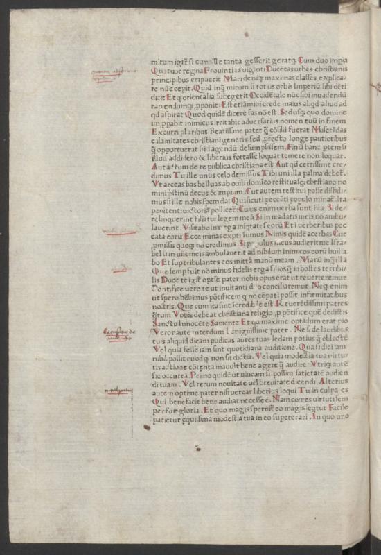 Justinianus, Bernardus. Oratio habita apud Sixtum IV contra Turcos. [Roma: Georgius Lauer, non ante 1471 12 02].