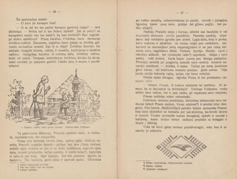 Valančius, Motiejus. Vaikų knygelė; su dailininko Kazio Šimonies paveikslėliais; redagavo L. Kuodys. Kaunas: Sakalas, 1928. 104 p., [5] iliustr. lap.: iliustr. LMAVB 513151