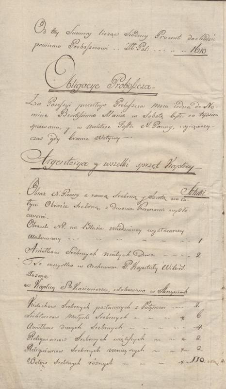 1793 m. – koplyčios inventorius