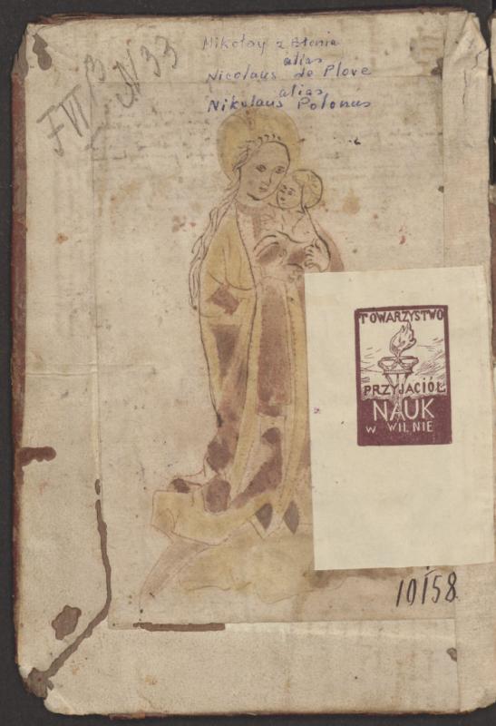 Mikołaj z Błonia. De sacramentis. Strassbourg: Martin Flach, 1499.