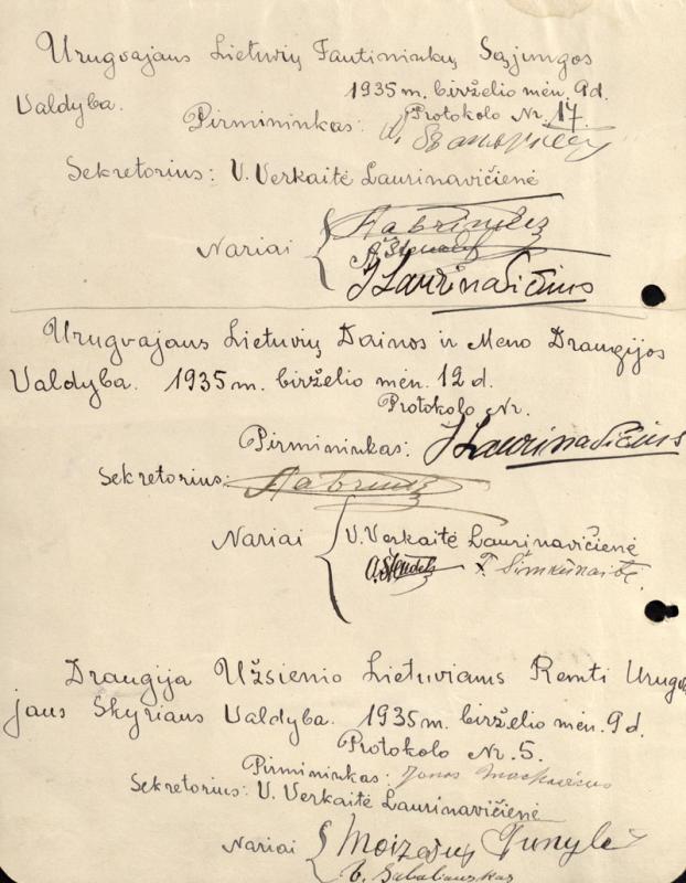 Ksavero Gelgaudo įgaliojimas atstovauti Urugvajaus lietuviams pirmajame Pasaulio lietuvių kongrese Kaune