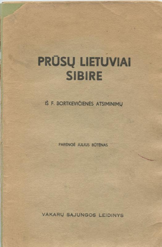 Prūsų lietuviai Sibire