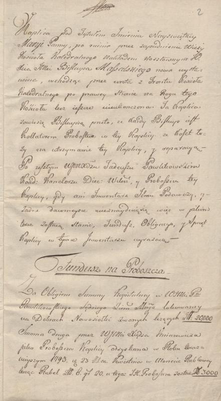 1793 m. – koplyčios inventorius