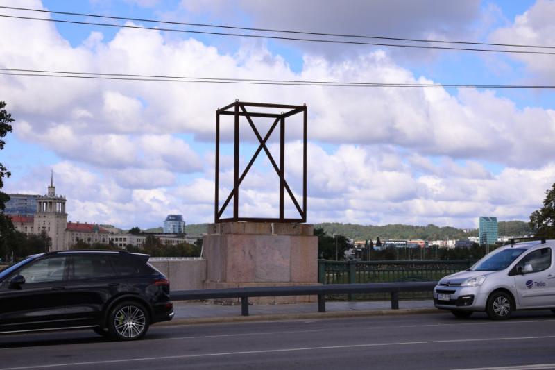 Instaliacijos „Žaliojo tilto ženklai“ ant Žaliojo tilto (2021)