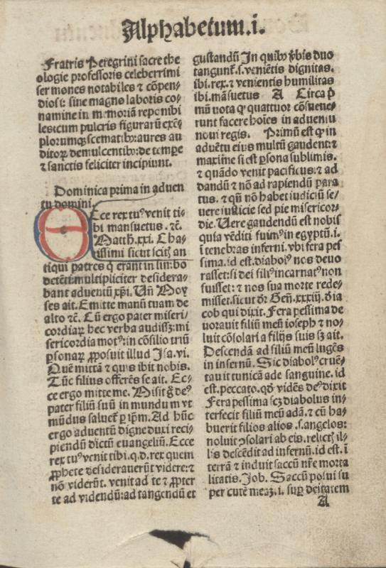 Peregrinus de Opole. Sermones de tempore et de Sanctis. [Strasbourg: Johann Prüss], 1493.