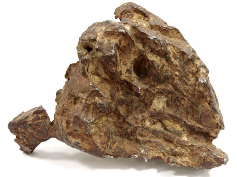 Sichote Alinio geležinis oktaedritas, 2660 g. Sichote Alinis, kalnų sistema Rusijos Tolimuosiuose Rytuose, Primorės krašte (Rusija), 1947 m. vasario 12 d.