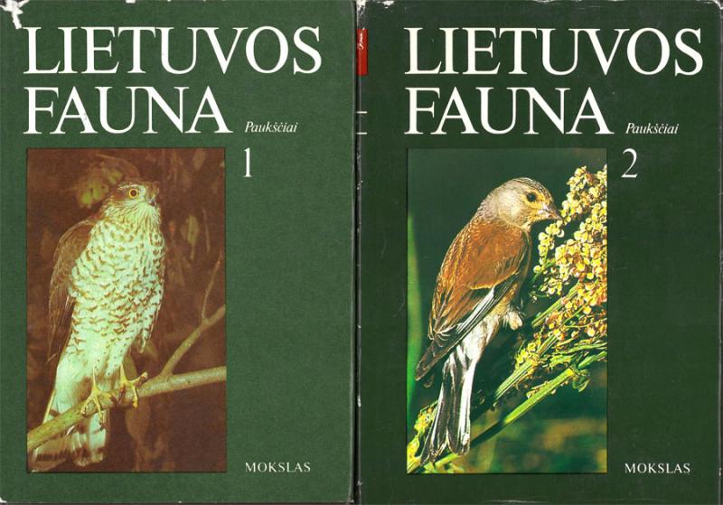 Logminas, Vytautas, et al. Lietuvos fauna. T. 2, Paukščiai. Vilnius: Mokslas, 1990–1991. 2 kn.