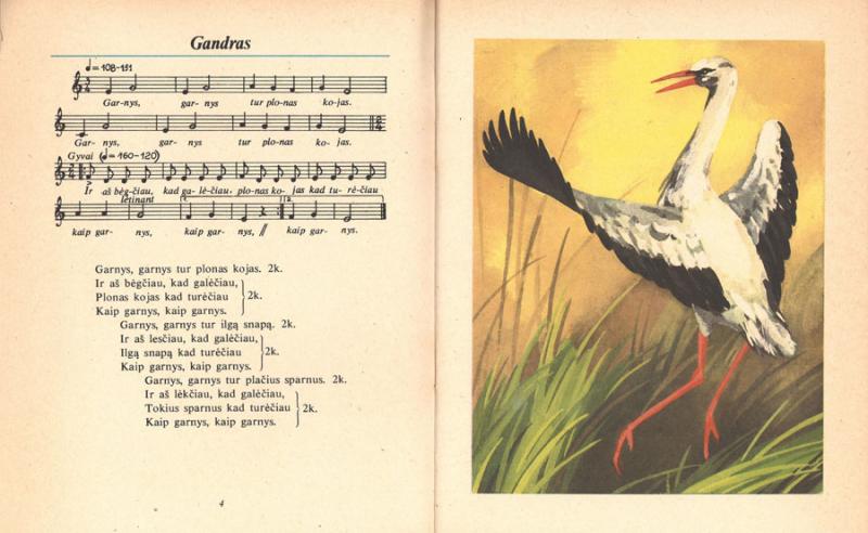 Eilėraštis „Gandras“