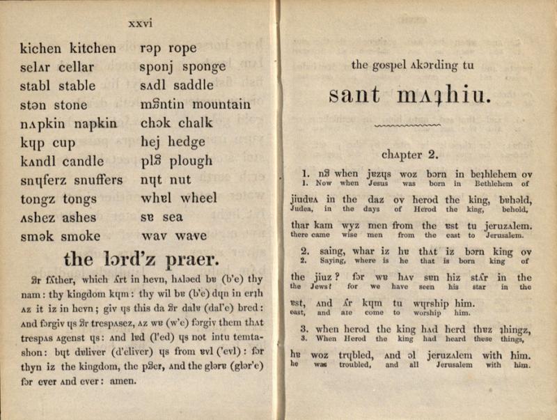 Beniowski, Bartłomiej. The anti-absurd or Phrenotypic English pronouncing and orthographical dictionary. London: published by the author, 1845. Beniowski, Bartłomiej. The anti-absurd or Phrenotypic English pronouncing and orthographical dictionary. London: published by the author, 1845.