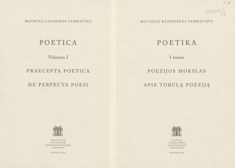 Poezijos mokslas
