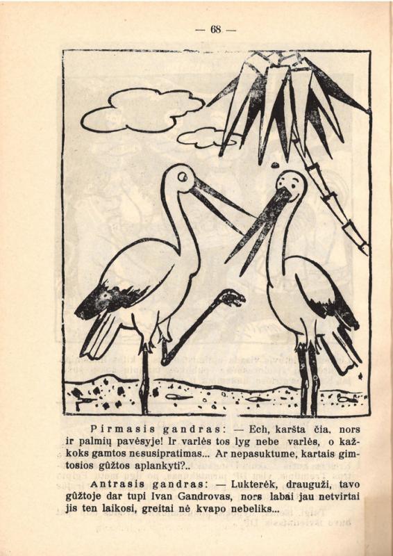 Garnio kalendorius 1951 metams. Parengė Klm. Jūra.  São Paulo: Garnys, [1951].