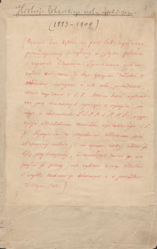 Moravskis, Alfonsas. Historia litewskiego ruchu rabotniczego, 1901–1902.