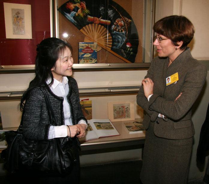 Japonijos ambasados darbuotojų vizitas LMA Vrublevskių bibliotekoje
