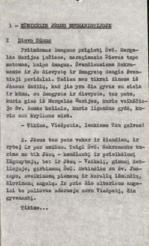 Aliulis, Vaclovas. 12 Švč. Sakramento adoracijų. Strūnaitis, 1957. 61 lap.