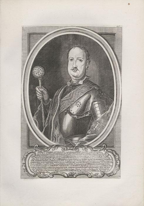 Mykolas Kazimieras Radvila Žuvelė (1702–1762). Dail. Hiršas Leibovičius (1700 – po 1770)