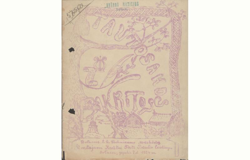Tautosakos pakritos, 1924