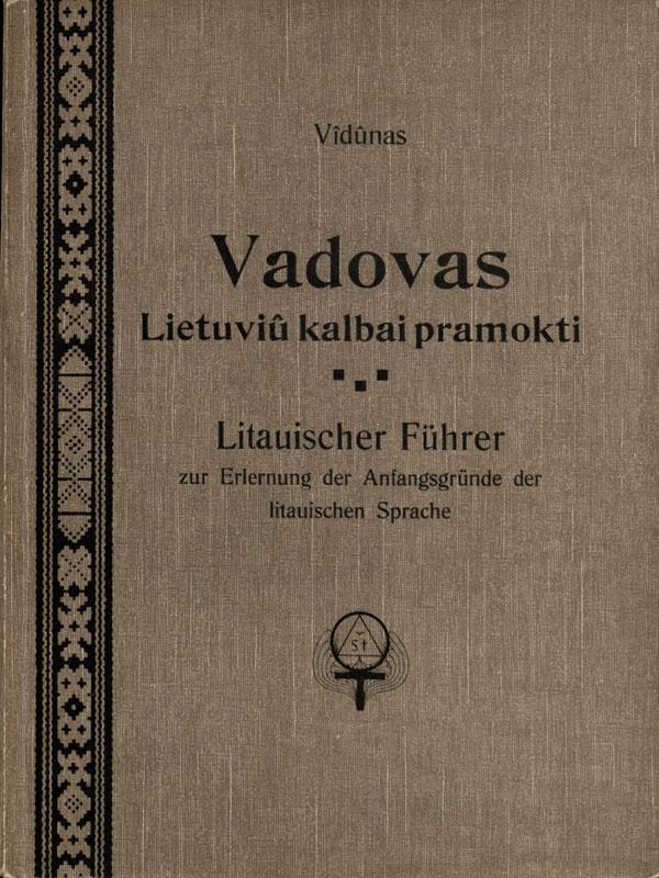 J. Šlapelis – Vydūno „Vadovas lietuvių kalbai pramokti“ korektorius