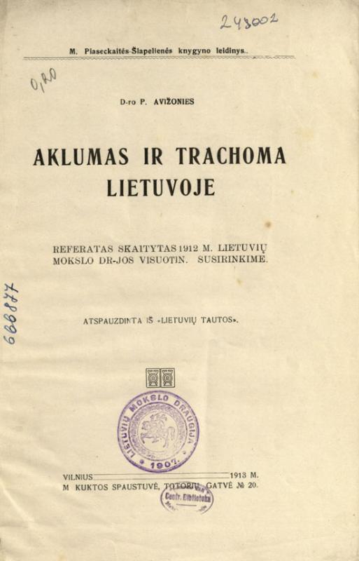 M. Šlapelienės knygyno leidinys – atspaudas iš „Lietuvių tautos“
