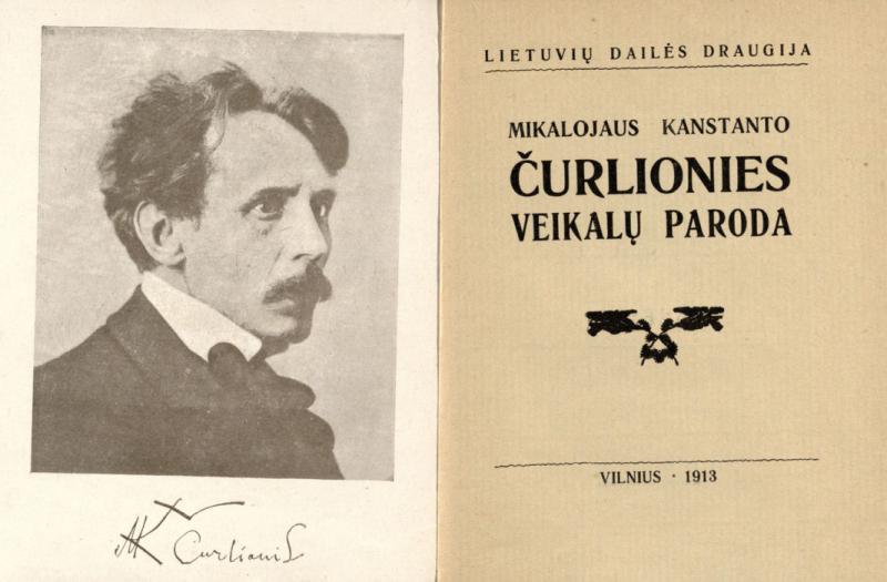 M. K. Čiurlionio darbų parodos katalogas