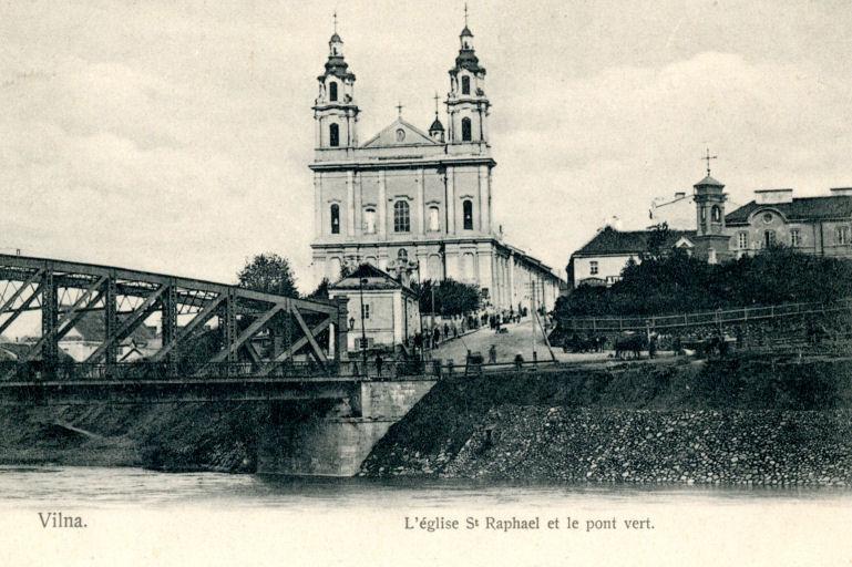 Šv. Rapolo bažnyčia ir Žaliasis tiltas (1903)