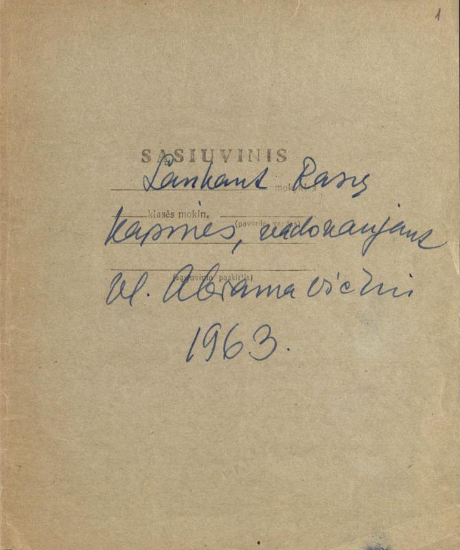 Vlado Abramavičiaus pasakojimai apie Rasų kapines