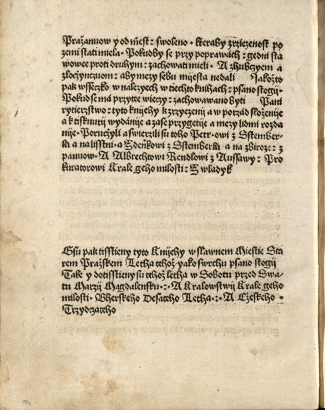 Zřízení zemské Vladislavské (Jura et constitutiones regni Bohemiae). [Praha: Tiskař Pražské bible], 1500 07 18.