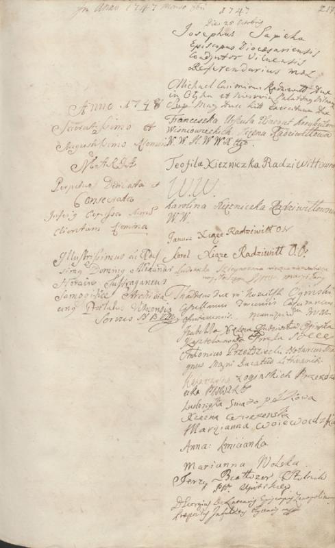 Mykolo Kazimiero Radvilos „Žuvelės“ šeima