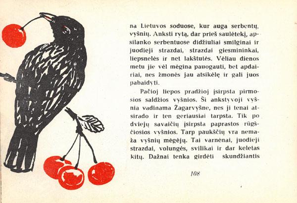 Ivanauskas, Tadas. Gamtos kalendorius. Iliustravo I. Naginskaitė. Vilnius: Valstybinė grožinės literatūros leidykla, 1958.