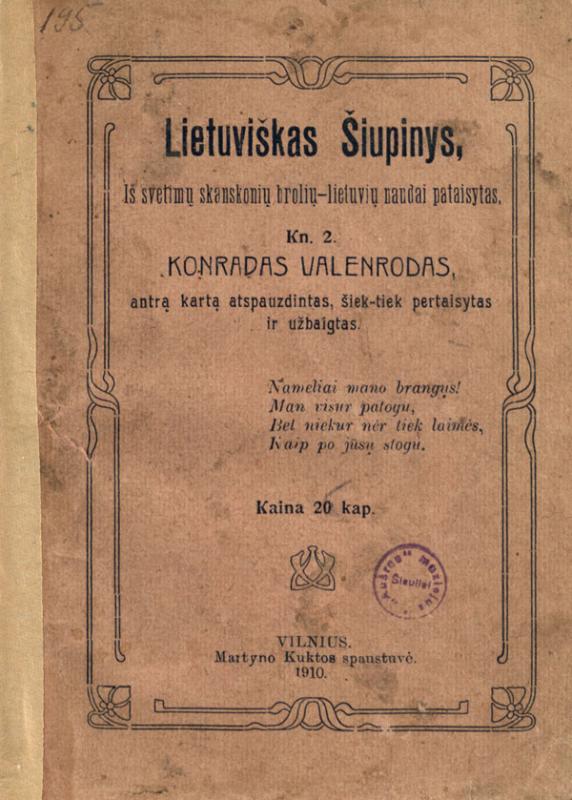J. Šlapelis – redaktorius