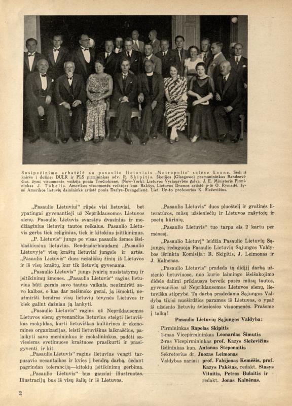 Iliustruotas žurnalas „Pasaulio lietuvis“