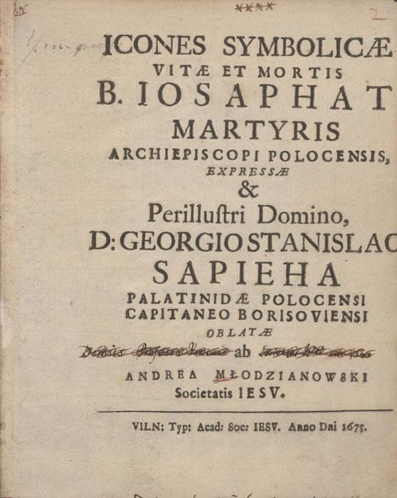 Juozapato Kuncevičiaus gyvenimas ir mirtis
