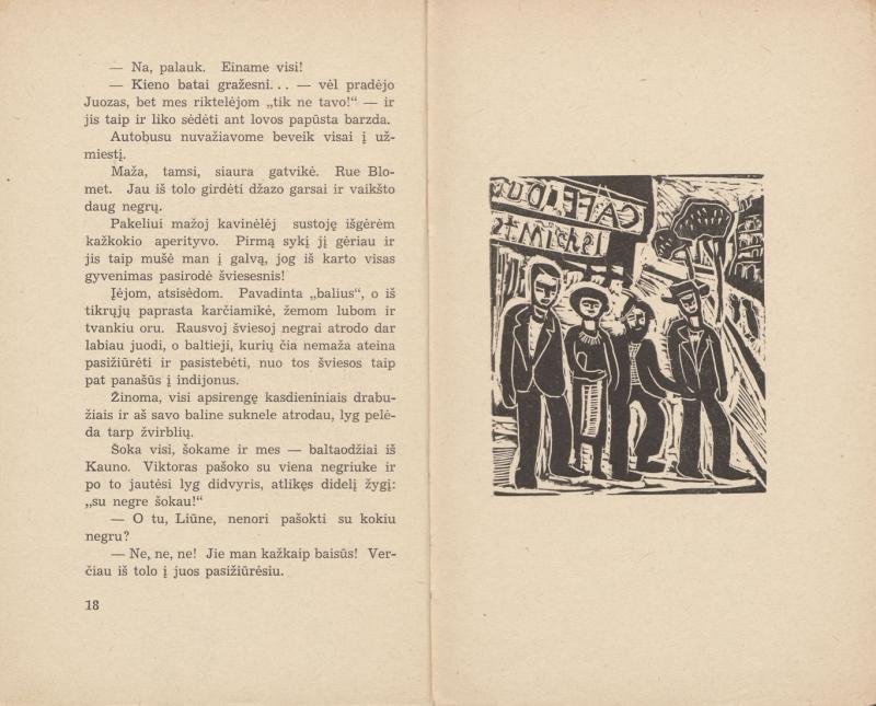 Janušytė, Liūnė. Korektūros klaida. Viktoro Petravičiaus iliustr. Kaunas: Sakalas, 1938. 173 p., iliustr. 2-482362