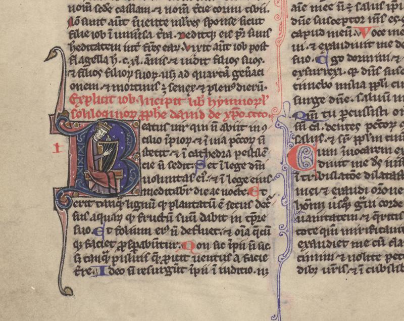 Sanctus Hieronimus Biblia [Paryžiaus Biblija]. Prancūzija, XIII a. Pergamentas. Lotynų k.