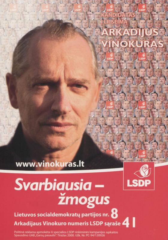 Arkadijus Vinokuras. Socialdemokratai