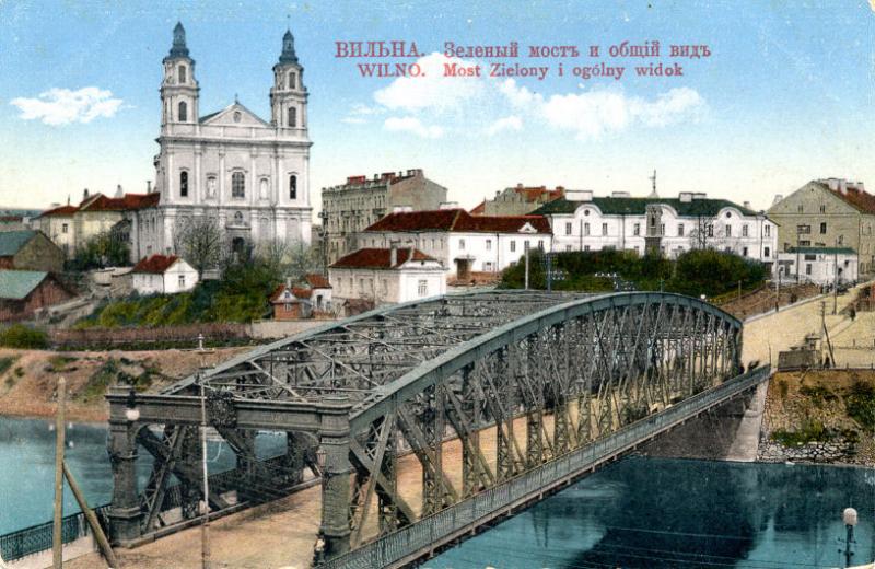 Žaliasis tiltas ir Šnipiškės (1913)
