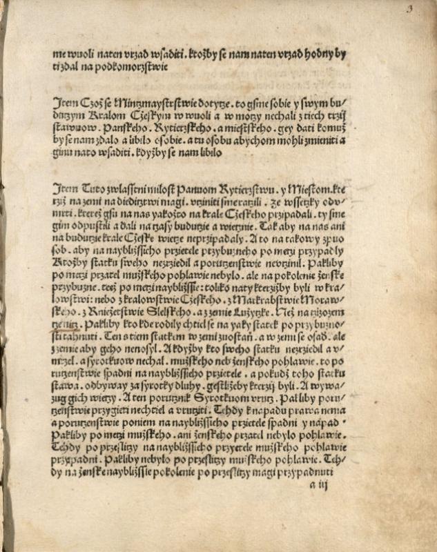 Artikule snĕmovní z roku 1497. [Praha]: Tiskař Pražské bible, [1497].